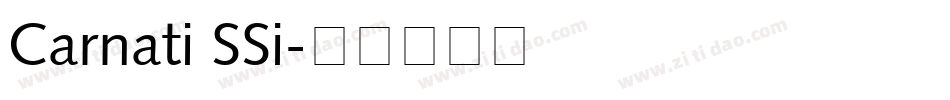 Carnati SSi字体转换